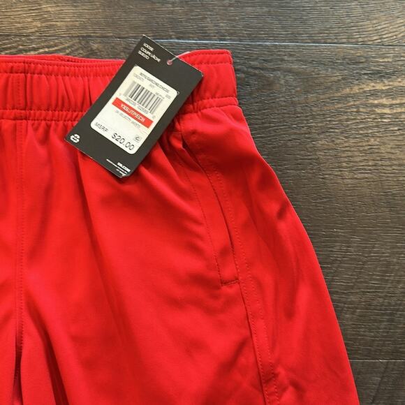 Under Armour Youth XS Red Athletic Shorts - Picture 3 of 7